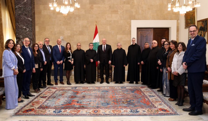 رئيس الجمهورية نوه امام وفد من جامعة الروح القدس بما قامت به الجامعات في لبنان