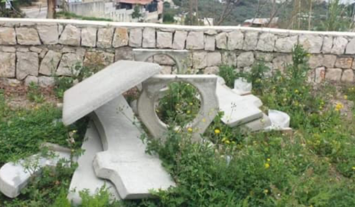 تحطيم وتخريب محتويات الحديقة العامة في بقسطا
