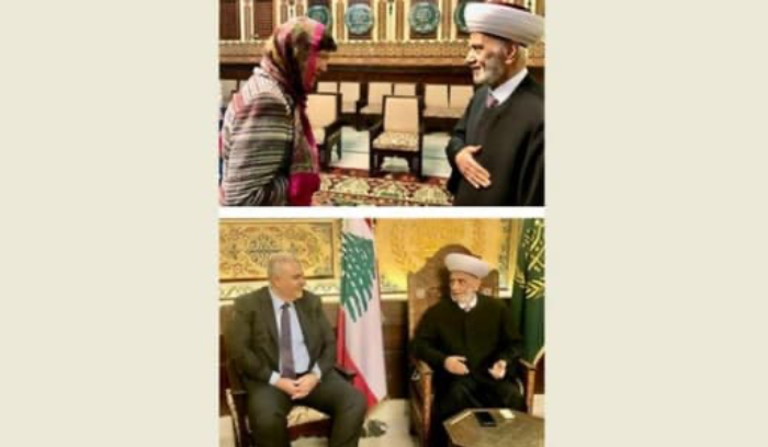 دريان بحث في أوضاع لبنان والمنطقة مع زواره