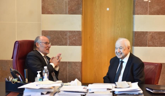 الحلبي بحث وأبو غزالة في حل مشكلة التعليم والاتفاق على إطلاق مشروع 