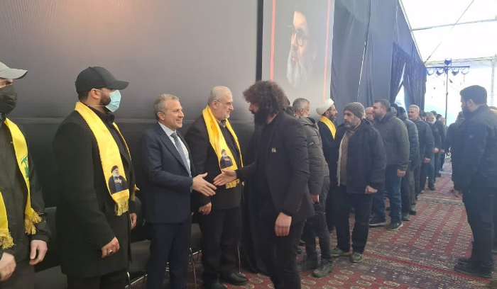 باسيل وجنبلاط يُقدّمان التعازي في الضاحية الجنوبيّة