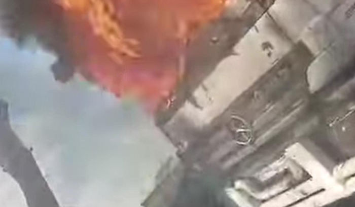 اندلاع نيران في كميون على كوع عاريا