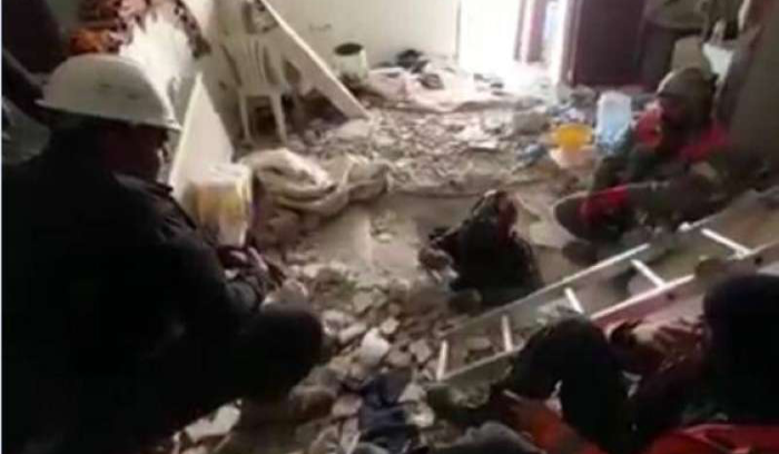 أبطالٍ في أرض الزلازل<br />
... هكذا خاطروا بحياتهم لـ «إنقاذ الأموات»