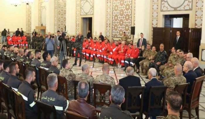 ميقاتي‬⁩ لفرق الإغاثة: نفتخر بكم في كل الظروف