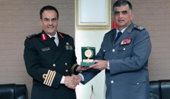 عثمان استقبل الملحق العسكري السعودي
