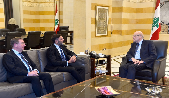 مسؤول بريطاني من السرايا: للإسراع بانتخاب رئيس للبنان