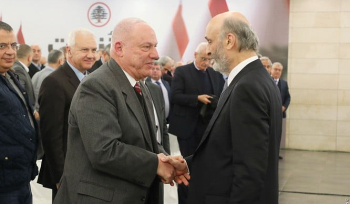 جعجع‬⁩ في ذكرى ميلاد ⁧‫شارل مالك‬⁩: لم يغادر ⁧‫لبنان‬⁩ لينظّر علينا من 