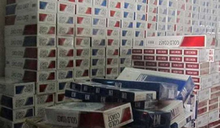 ضبط 400 صندوق سجائر مهربة