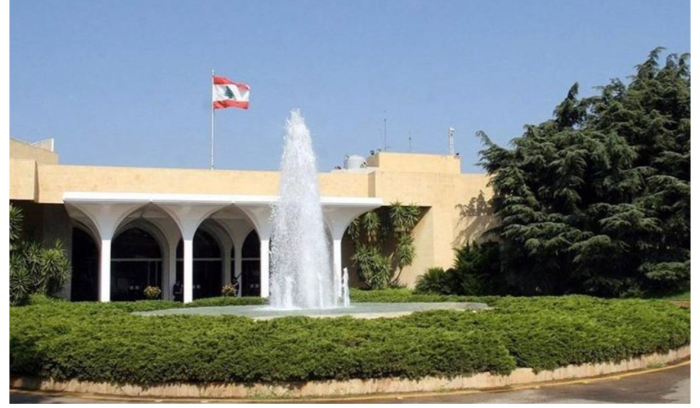 رئيس الجمهورية يلتقي رئيس مجلس الشورى الايراني ووزير خارجيته