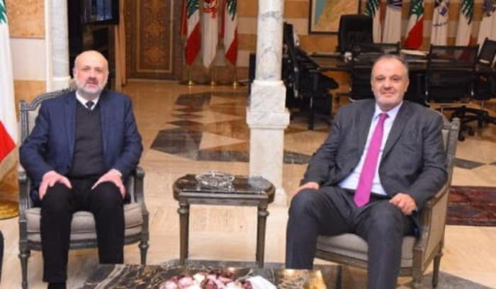 وزير الداخلية استقبل بوشكيان وسعيد