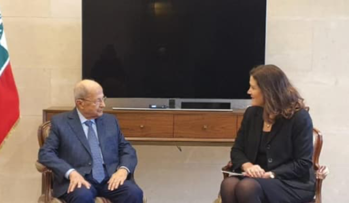 عون عرض للتطوّرات مع السفيرة الأميركية