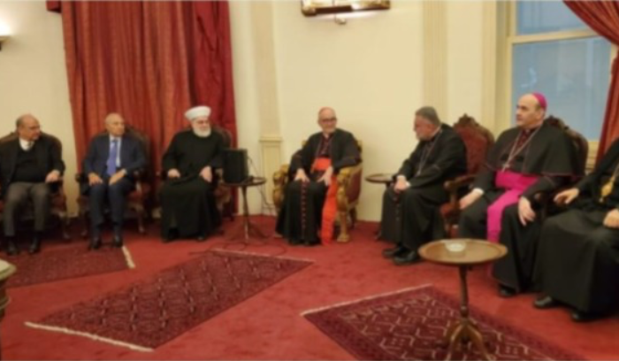 الكاردينال  تشرني زار أبرشية طرابلس المارونية