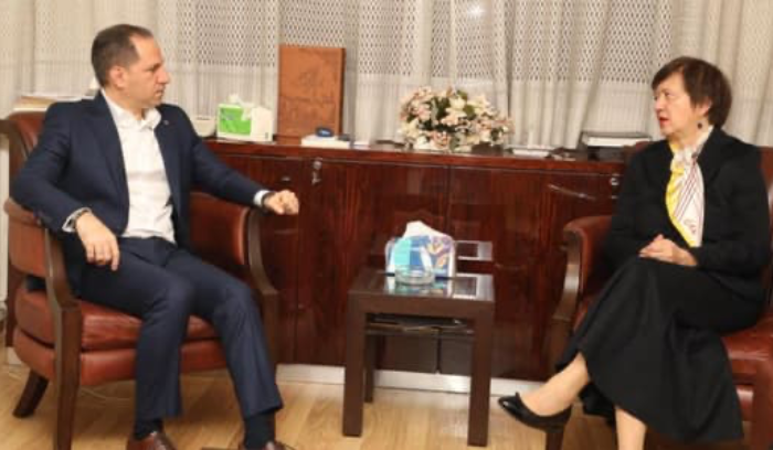 الجميّل يلتقي فرونيتسكا: لإضطلاع المجتمع الدولي بدوره كاملاً