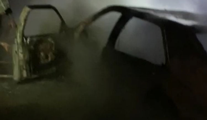 احتراق سيارة محمّلة بمحروقات مهرّبة إلى سوريا