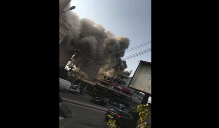 حريق بمطعم في زوق مصبح