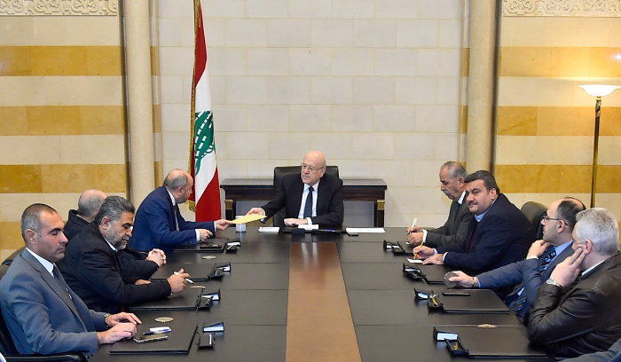 ميقاتي استقبل وفداً من الإتّحاد العمالي العامّ... ماذا أعلن الأسمر عن زيادة الأجور في القطاع الخاص؟