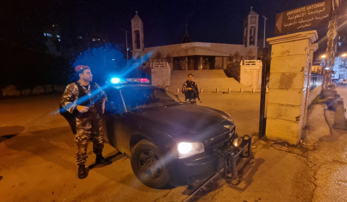 قوى الأمن تحفظ الأمن ليلة الميلاد