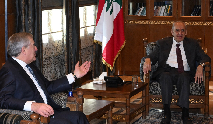 نائب رئيس حكومة  ايطاليا التقى كبار المسؤولين: للإسراع في انتخاب رئيس