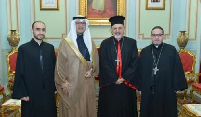 بخاري يزور البطريرك مار أغناطيوس يوسف الثالث يونان