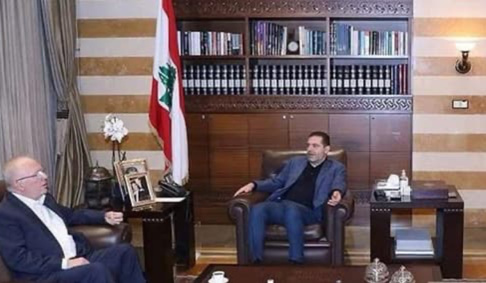 ضاهر بعد لقائه الحريري: يجب أن نشارك جميعًا في بناء الوطن من جديد