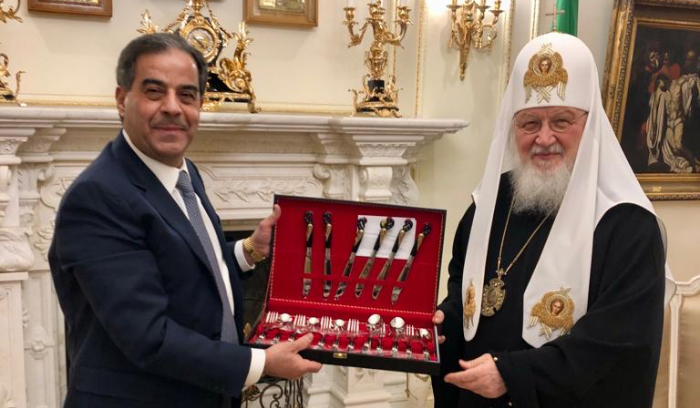 بطريرك موسكو استقبل السفير بو نصار تعبيرا عن دعمه ومحبته للبنان