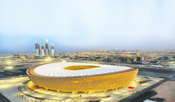 حريق قرب أحد ملاعب كأس العالم