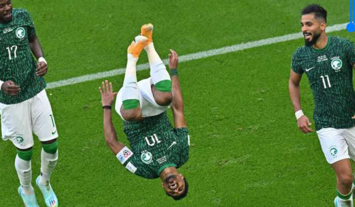 بالفيديو- فوز تاريخي للسعودية على الأرجنتين!