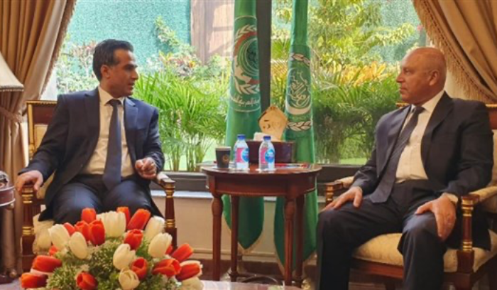 حمية بحث مع نظيره المصري في تفعيل الخط البحري