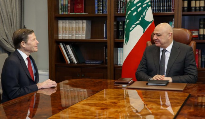بلومنتال يؤكد من قصر بعبدا التزام أميركا بتنفيذ اتفاق وقف إطلاق النار وانسحاب إسرائيل من الجنوب