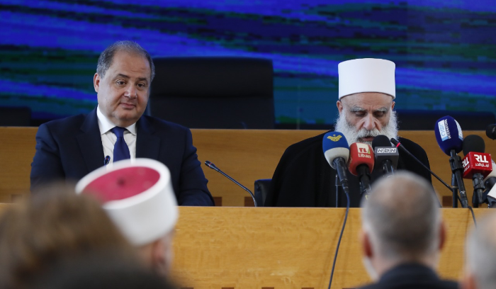 المجلس الاقتصادي الاجتماعى استضاف شيخ العقل في لقاء حول الواقع الاقتصادي