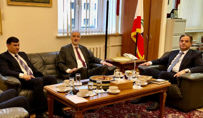بو نصار التقى سفيري  سوريا وسلطنة عمان في روسيا