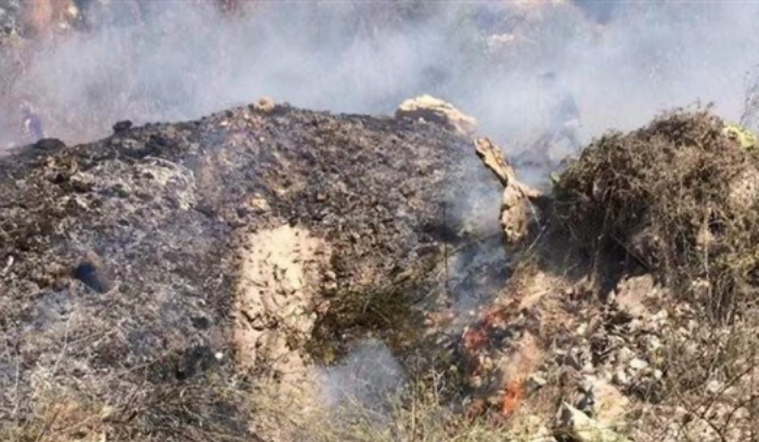 إخماد حريق أعشاب وأشجار في معصريتي