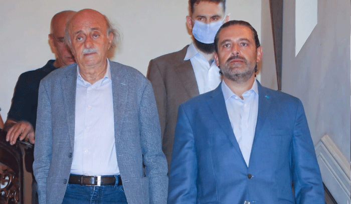 الحريري يلتقي جنبلاط في بيت الوسط