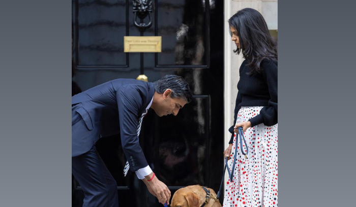 أول ظهور رسمي لزوجة رئيس الوزراء البريطاني