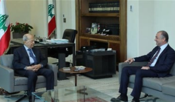 عون يكلف بو صعب التوجه الى دمشق لمناقشة ترسيم الحدود