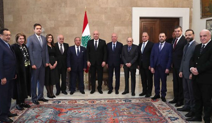 عون: لبنان يواصل الاتصالات لإلزام إسرائيل بالانسحاب في 18 شباط الجاري