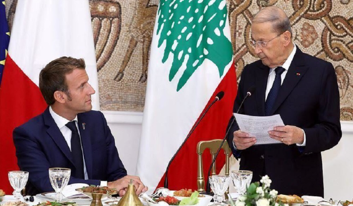 ماكرون يهنئ عون على الترسيم: نقف إلى جانب لبنان