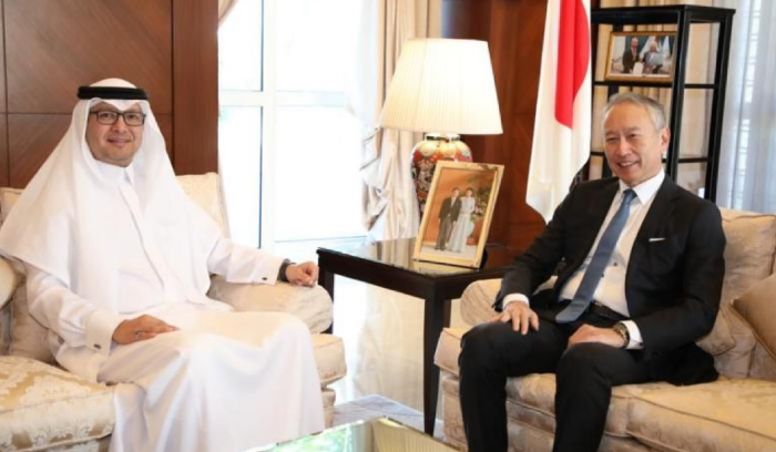 بخاري بحث مع السفير الياباني في الأوضاع