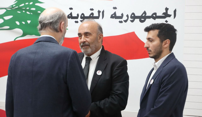 جعجع إلتقى عائلة الفنان الراحل جورج الراسي في معراب