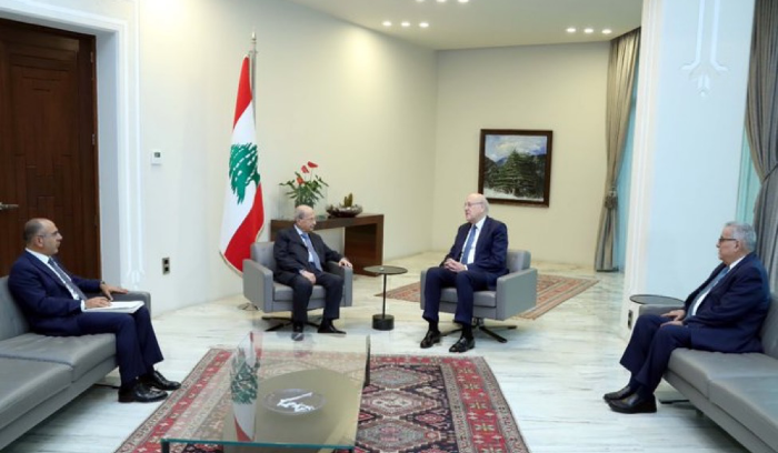 ميقاتي من بعبدا: تمَّ الإتفاق على البدء بمراحل التنقيب