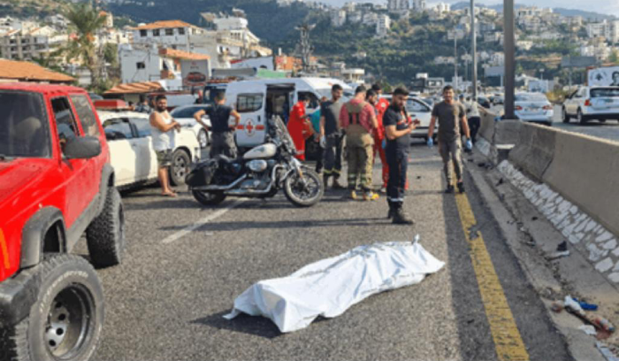 قتيلان في حادث صدم على اوتوستراد العقيبة