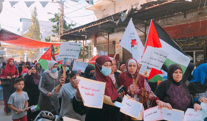 اعتصام في عين الحلوة احتجاجا على تقليص خدمات الاونروا