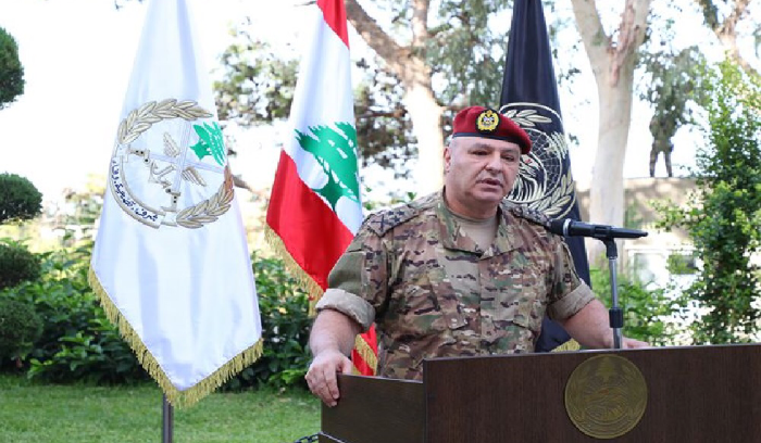 قائد الجيش: لن نسمح بانهيار لبنان