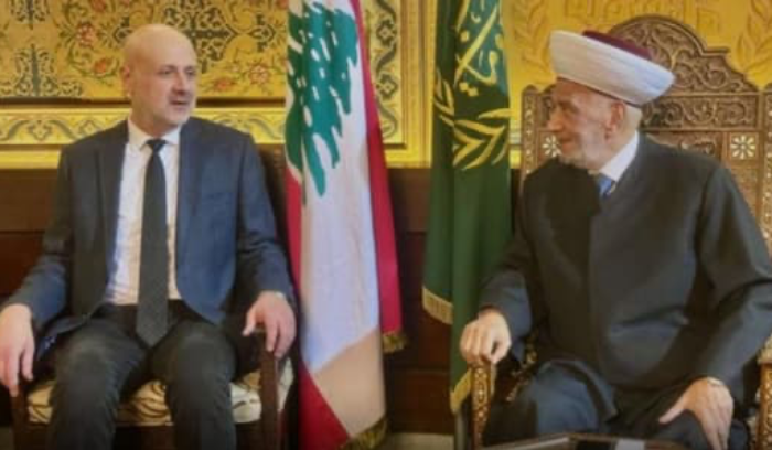مولوي زار المفتي دريان: لضرورة الإنسحاب الإسرائيلي وإعادة الإعمار
