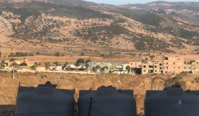 وفد سياحي اسرائيلي وصل إلى قرية الغجر المحتلة