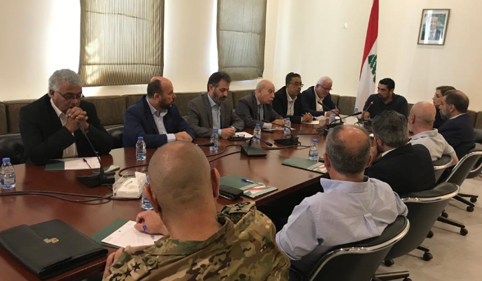 اجتماعان في السرايا لبحث قضايا اللاجئين والتعاون مع الأونروا