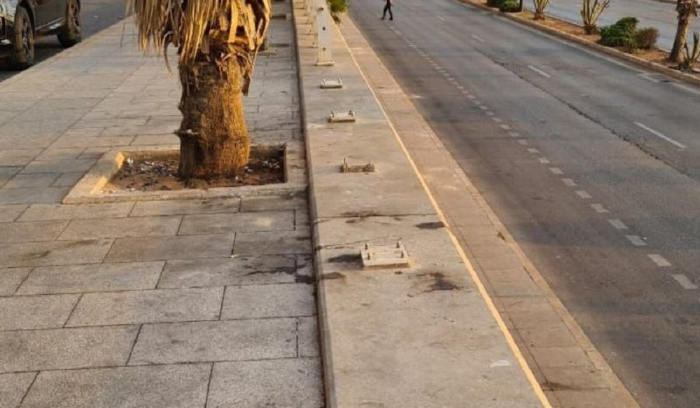 سرقة “الدرابزين” في الرملة البيضاء؟