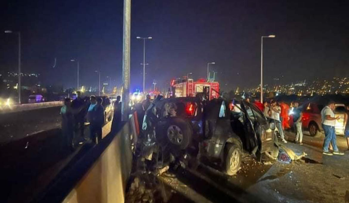 قتيلان و٣ جرحى في حادث مروع على الأوتوستراد العربي