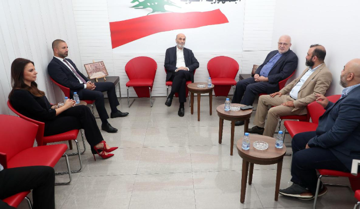 جعجع بحث مع وفد من الطائفة الإنجيلية في الأوضاع