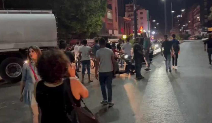 قطع الطريق في كورنيش المزرعة تضامناً مع ⁧‫سالي حافظ